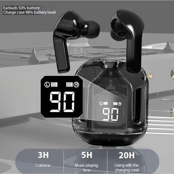 Earbuds with LED Display - Picture 3 of 8